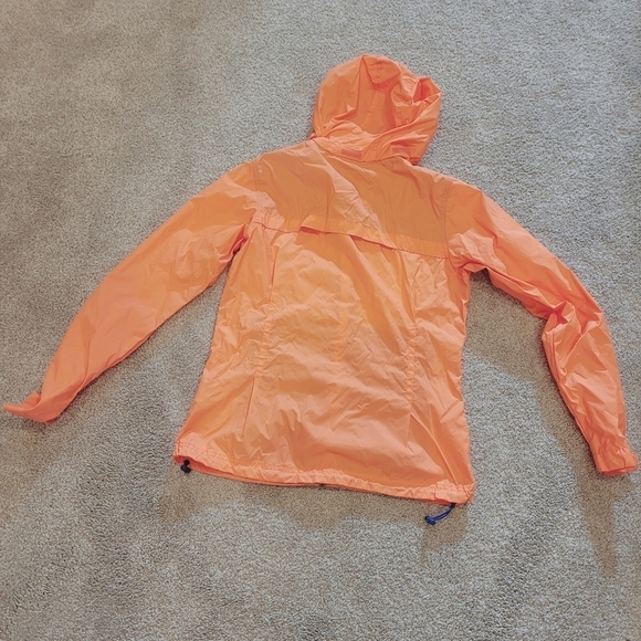 Columbia Sportswear Women's Orange Peach Wind Rain Coat Size Small - Picture 4 of 4
